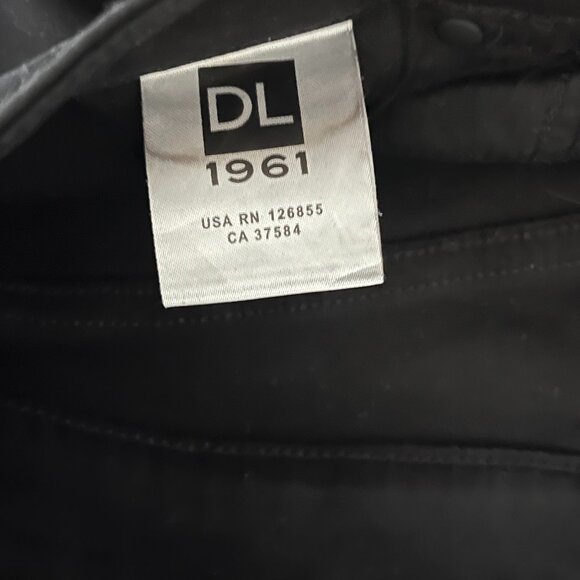DL1961 Mens Nick Slim Jeans Black - Picture 9 of 9